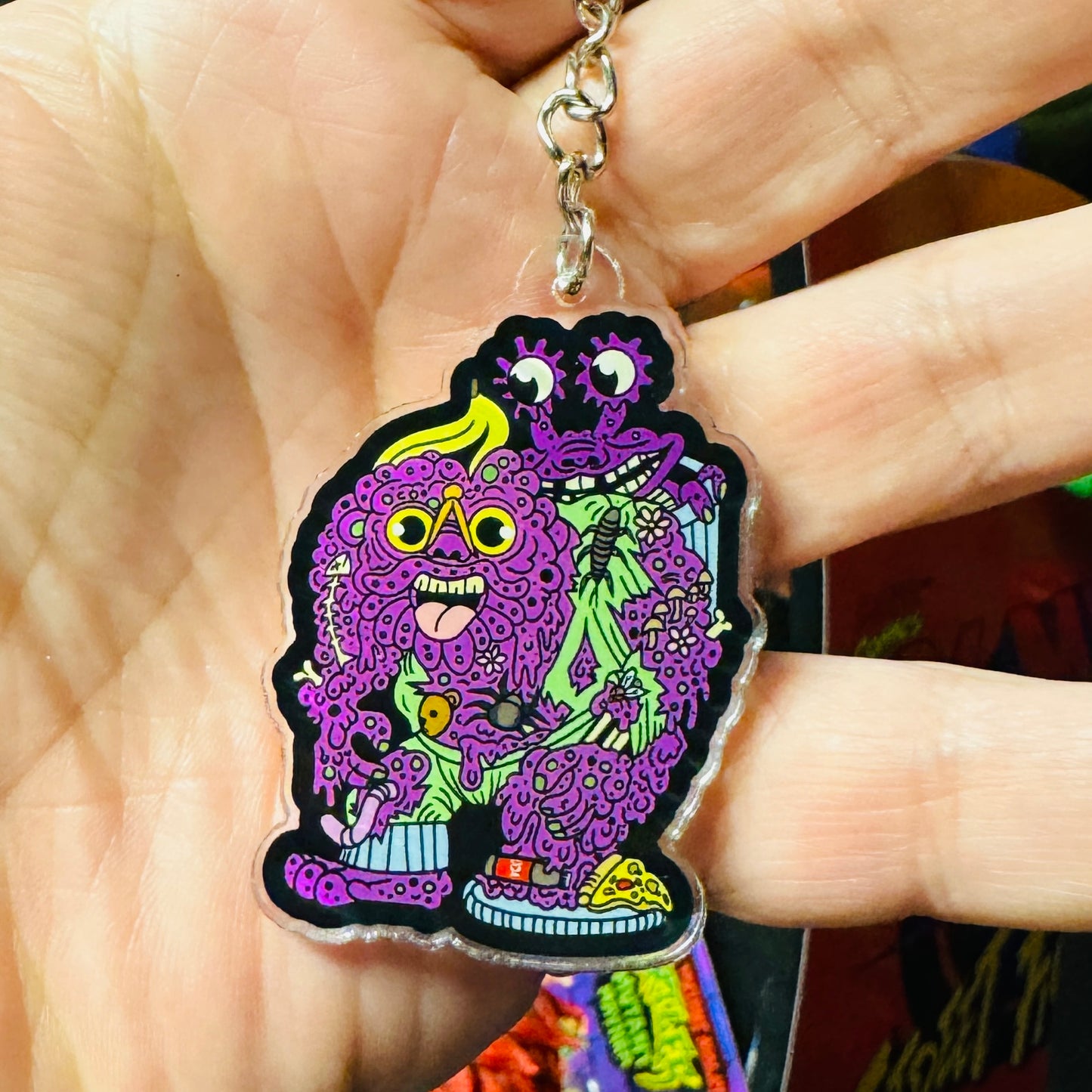 Garbage Man Keychain 2”