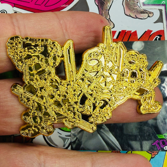 "Gold Toitles" 2.5" Soft Enamel Pins