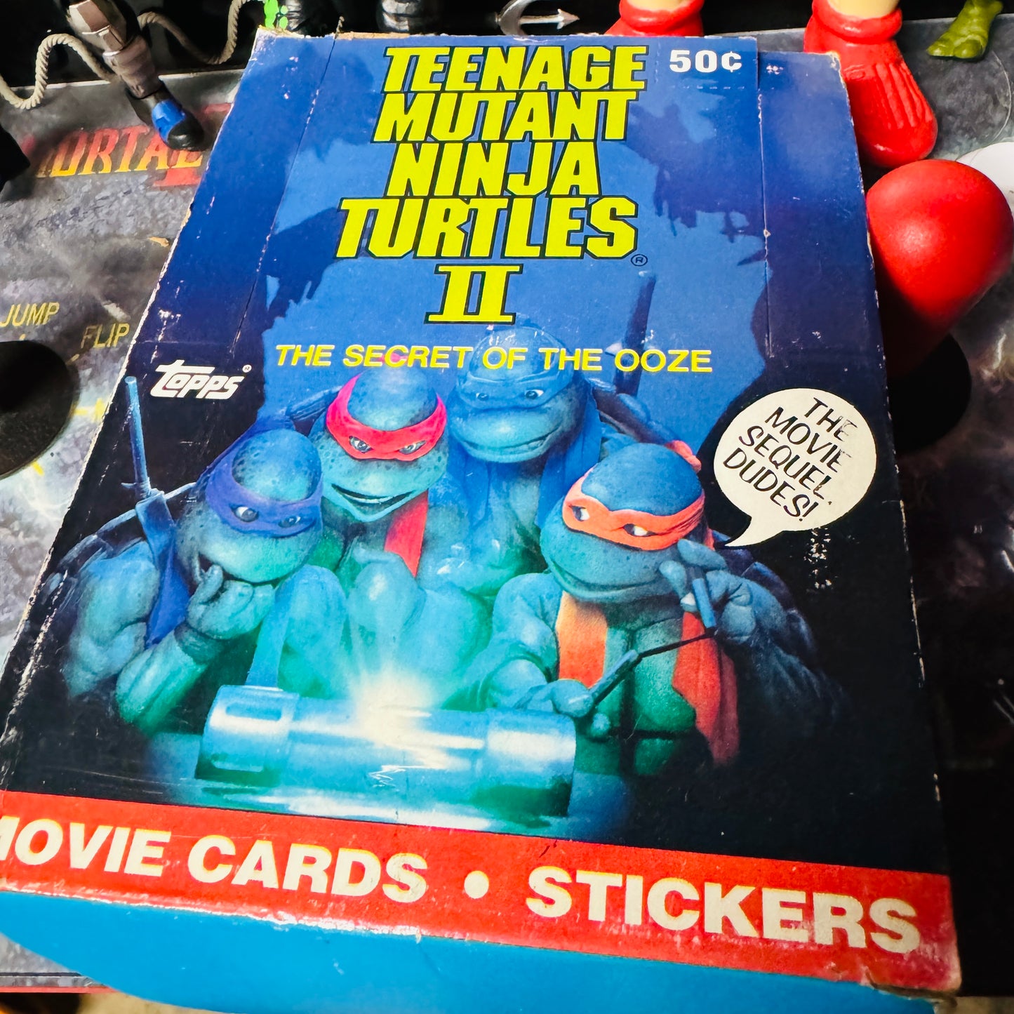 1991 WAX Pack TMNT Secret of the Ooze Trading Cards