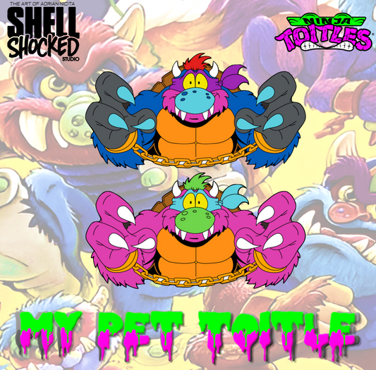 "My Pet Toitle" 2.5" - Soft Enamel Pin PRE-ORDER
