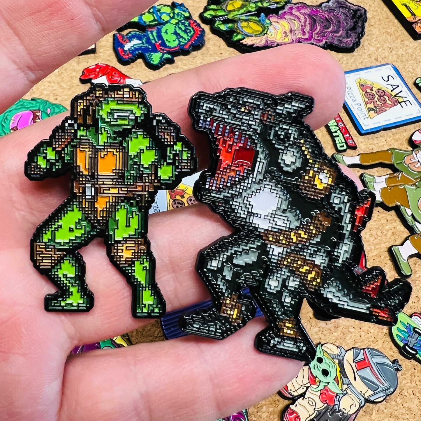 Toitle Fighters Round 2 Soft Enamel Pins
